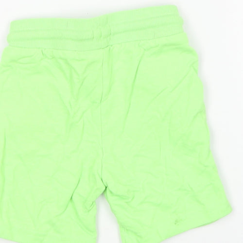 F&F Boys Green Cotton Sweat Shorts Size 2-3 Years Regular