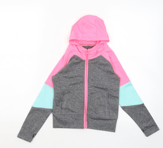 Young Dimension Girls Multicoloured Colourblock Jacket Size 5 Years