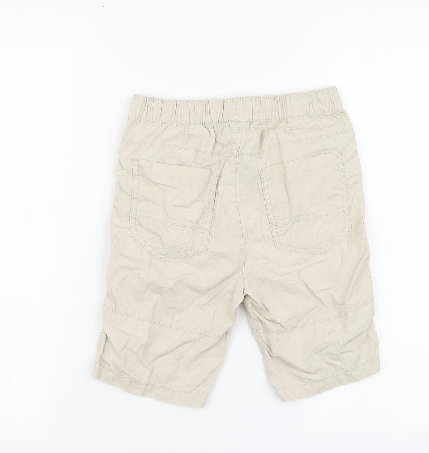 TU Boys Beige Cotton Bermuda Shorts Size 9 Years Regular