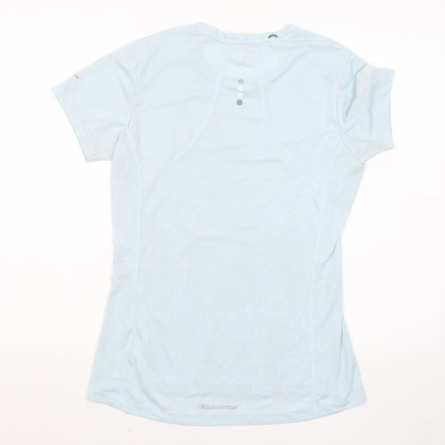 Karrimor Womens Blue Polyester Basic T-Shirt Size 10 Round Neck