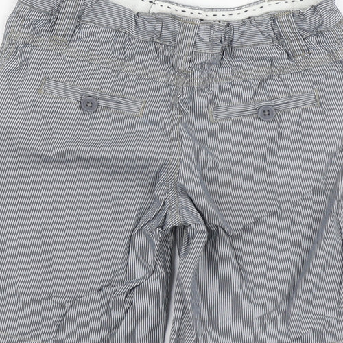 TU Boys Blue Striped Cotton Chino Shorts Size 2-3 Years Regular