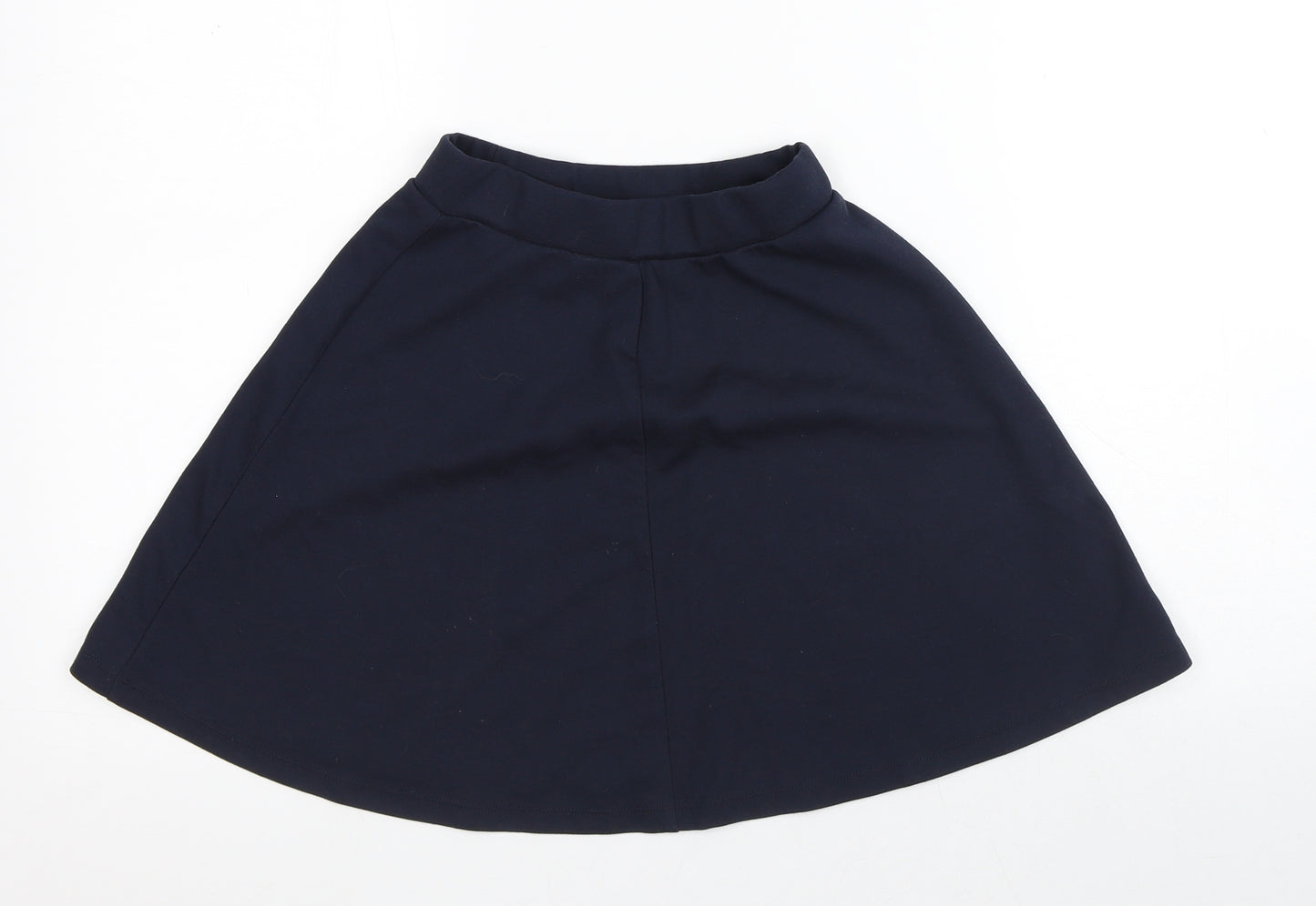 George Girls Blue Polyester A-Line Skirt Size 10-11 Years Regular - School