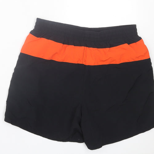 Slazenger Boys Black Polyester Sweat Shorts Size 13 Years Regular Tie