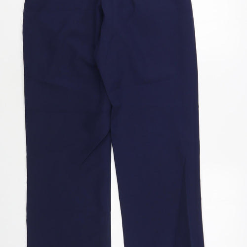 Hunter Womens Blue Polyester Dress Pants Trousers Size 8 L31 in Regular Button