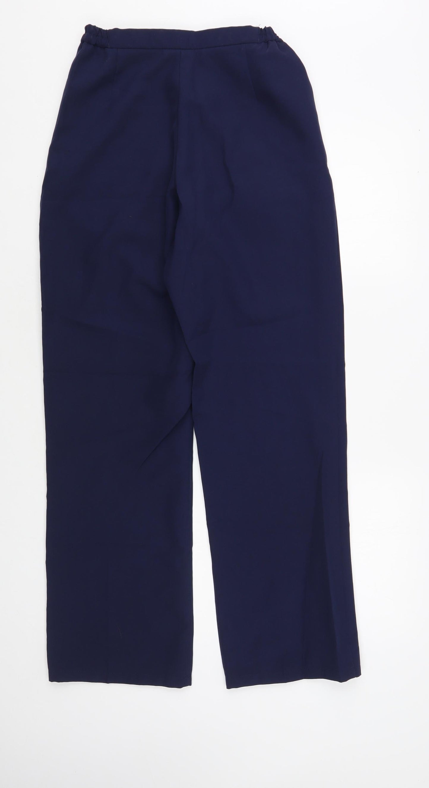 Hunter Womens Blue Polyester Dress Pants Trousers Size 8 L31 in Regular Button