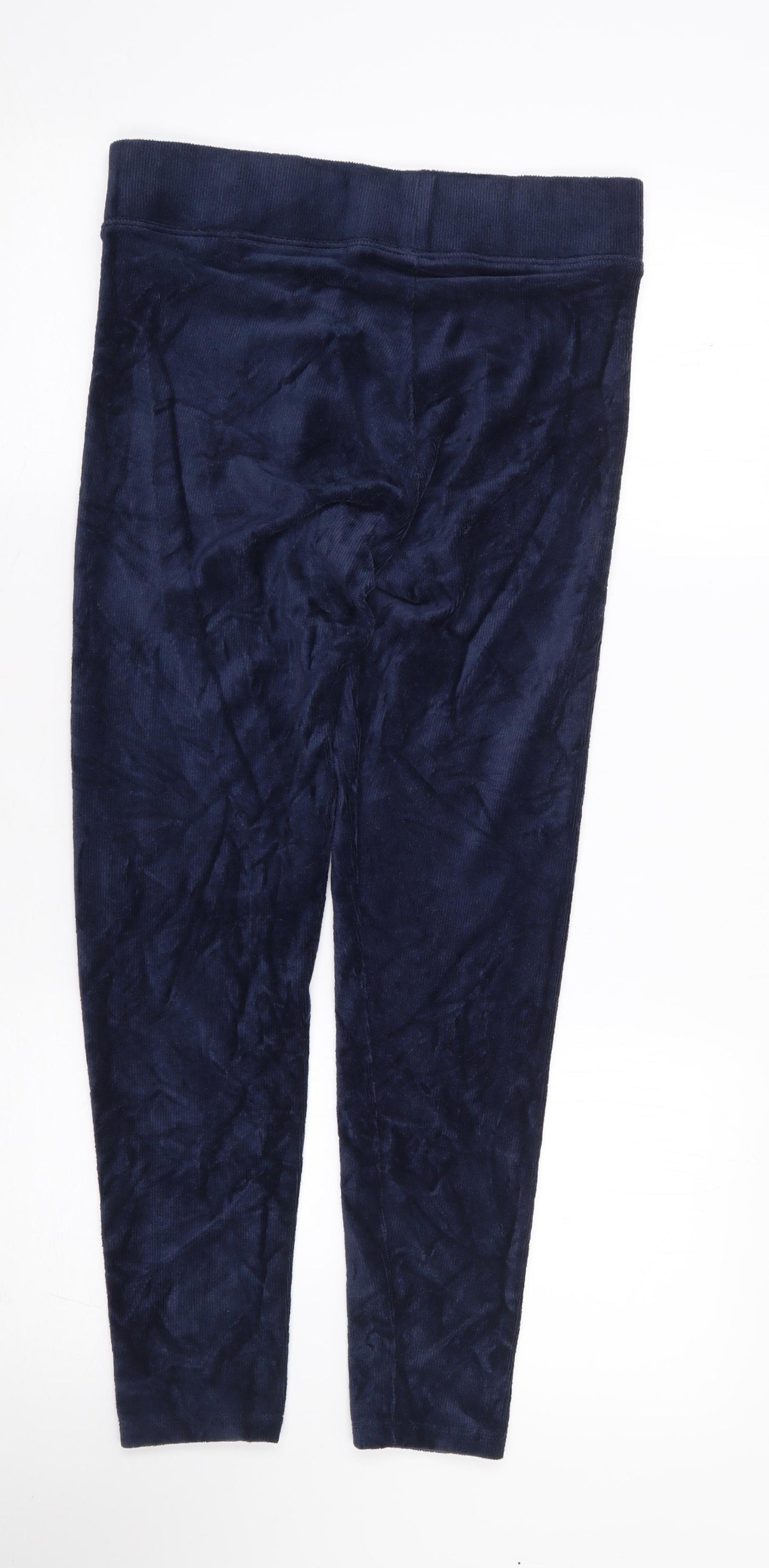 Marks an dspencer Womens Blue Cotton Carrot Leggings Size 10 L26 in