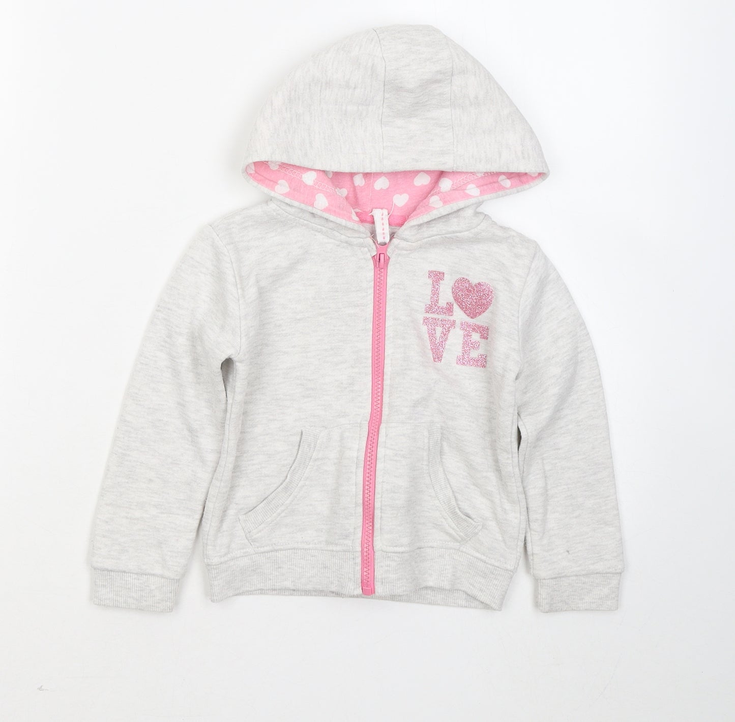 Young Dimension Girls Grey Jacket Size 3-4 Years - Love