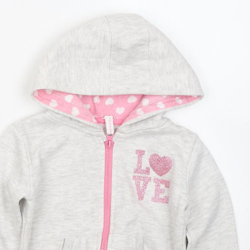 Young Dimension Girls Grey Jacket Size 3-4 Years - Love
