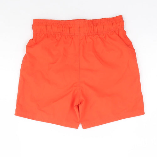 George Boys Red Polyester Sweat Shorts Size 6-7 Years Regular Drawstring - Swim Short