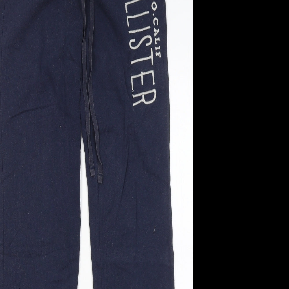 Hollister light Blue Womens Sweatpants Sz Xs Logo Drawstring