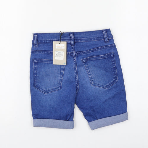 Primark Boys Blue Cotton Bermuda Shorts Size 5-6 Years Regular