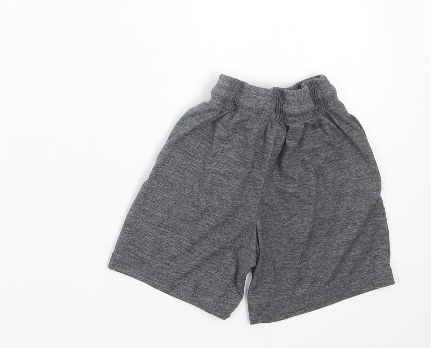 Dunnes Stores Boys Grey Polyester Sweat Shorts Size 4-5 Years Regular Tie