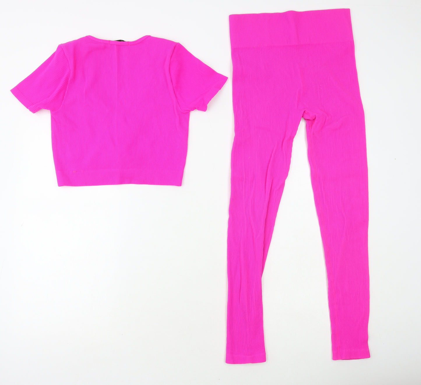 Dunnes Stores Womens Pink Polyester Sweatpants Leggings Size M L25 in Regular