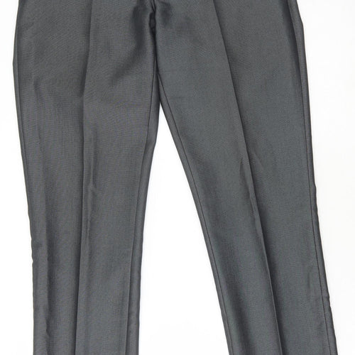 Ventuno Mens Grey Polyester Trousers Size 30 in L31 in Regular