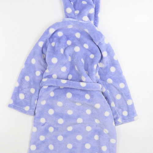 Marks and Spencer Boys Blue Polka Dot Polyester Gown Size 6-7 Years Tie