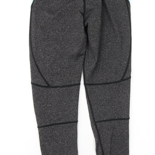 tonetime Womens Grey Polyester Sweatpants Leggings Size 8 L25 in Regular