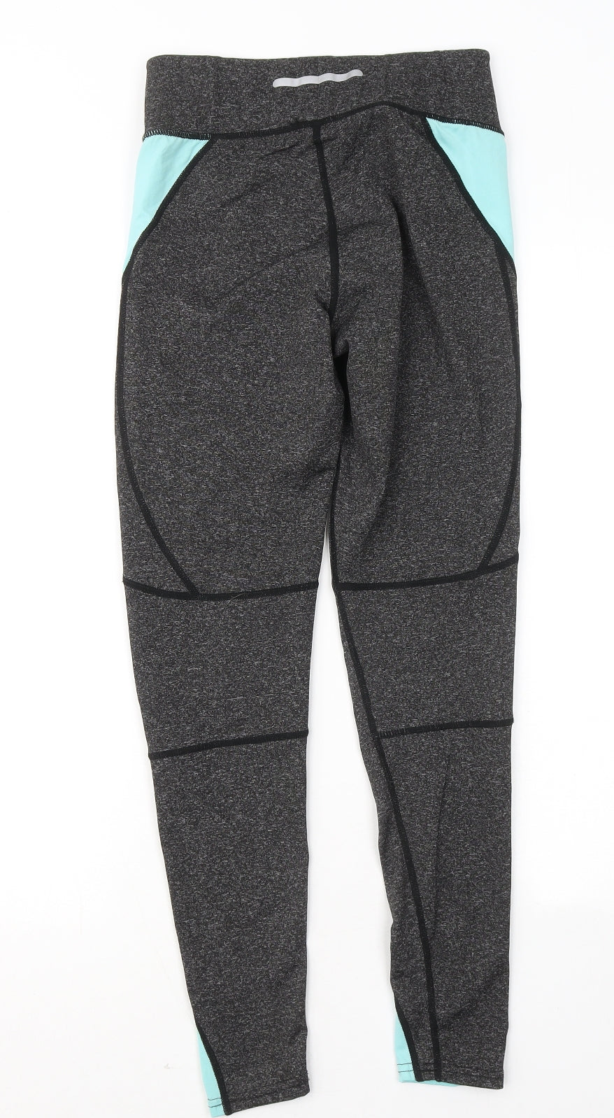 tonetime Womens Grey Polyester Sweatpants Leggings Size 8 L25 in Regular