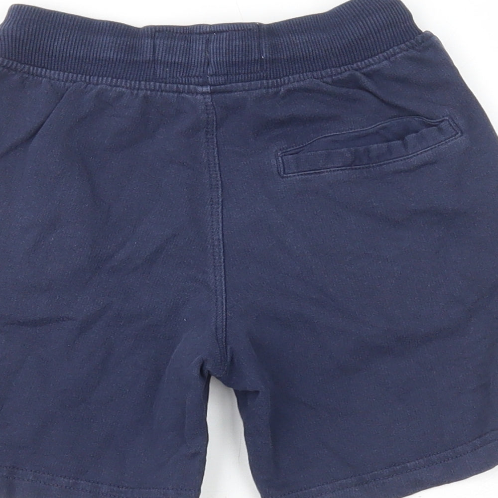 Blue Zoo Boys Blue Cotton Sweat Shorts Size 2-3 Years Regular