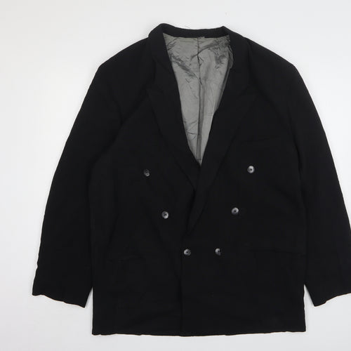 Wilson Womens Black Polyester Jacket Suit Jacket Size L
