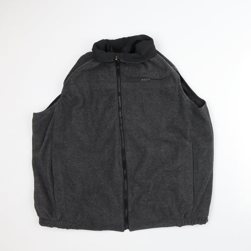 Maine Mens Grey Jacket Size L - Sleeveless