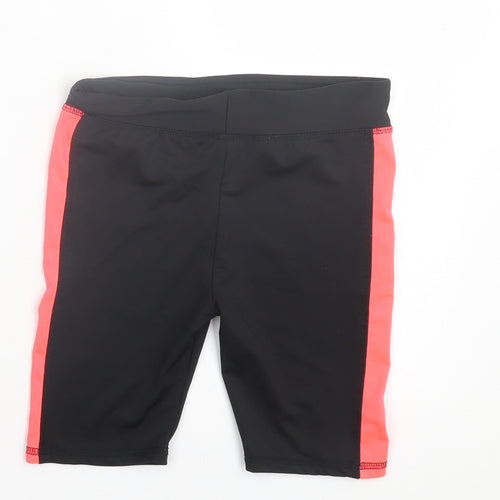 Body Glove Girls Black Polyester Sweat Shorts Size 8 Years Regular