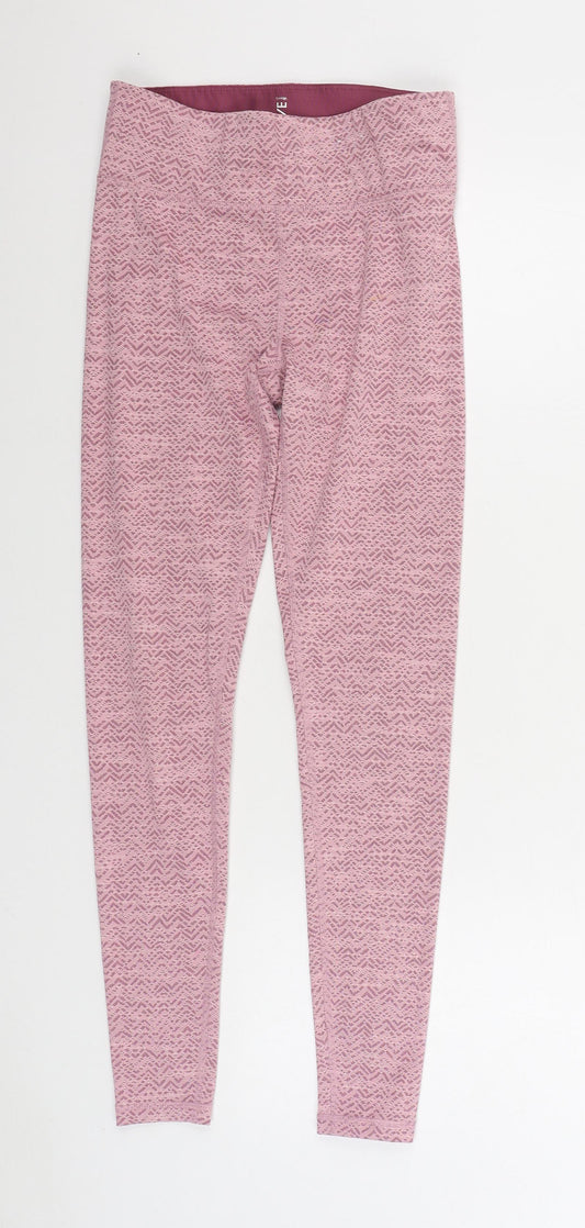 George Active Womens Pink Polyester Jogger Leggings Size XS L28 in