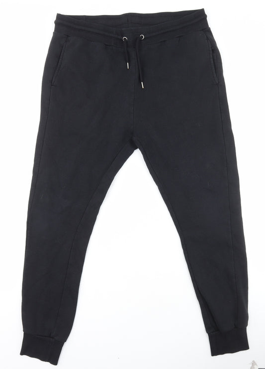 Primark Mens Black Cotton Jegging Trousers Size XL L28 in Regular