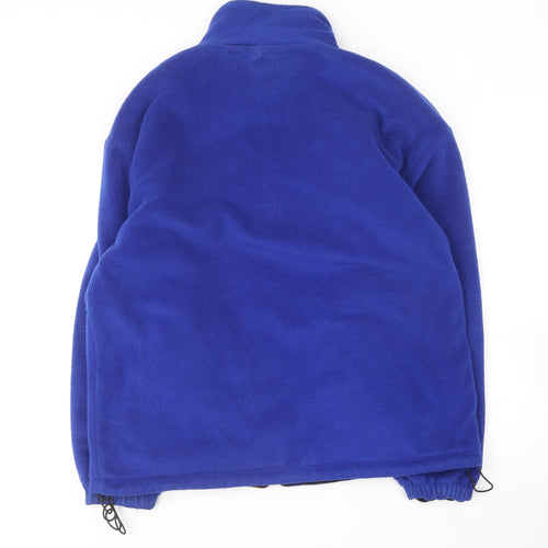 Icecube Mens Blue Polyester Full Zip Sweatshirt Size S