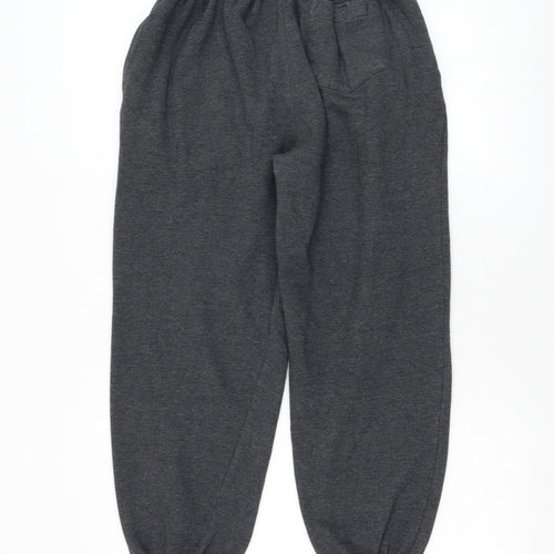 Primark Mens Grey Polyester Jogger Trousers Size 33 in L29 in Regular Drawstring