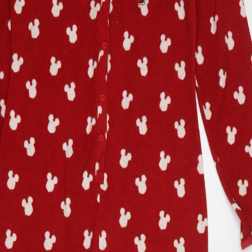 Disney Womens Red Geometric Polyester Kaftan One Piece Size 8