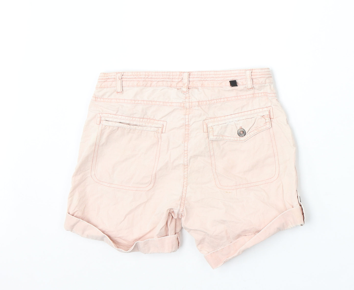 Preworn Girls Pink Cotton Bermuda Shorts Size 10 Years Regular
