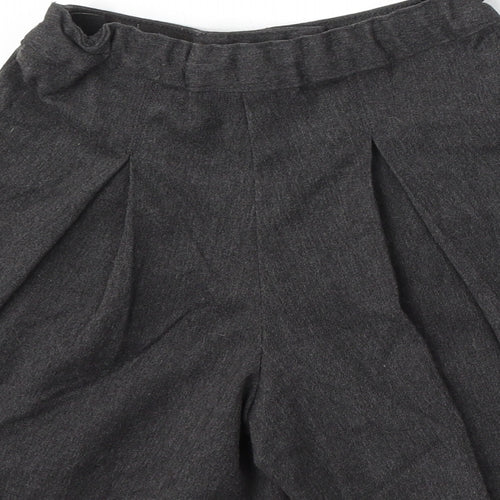 NEXT Girls Grey Polyester Bermuda Shorts Size 5 Years Regular
