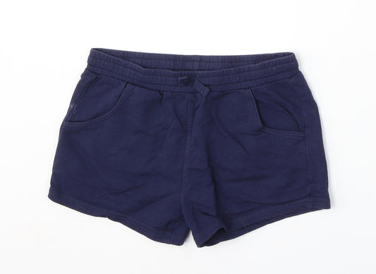Nutmeg Boys Blue Cotton Sweat Shorts Size 10-11 Years Regular