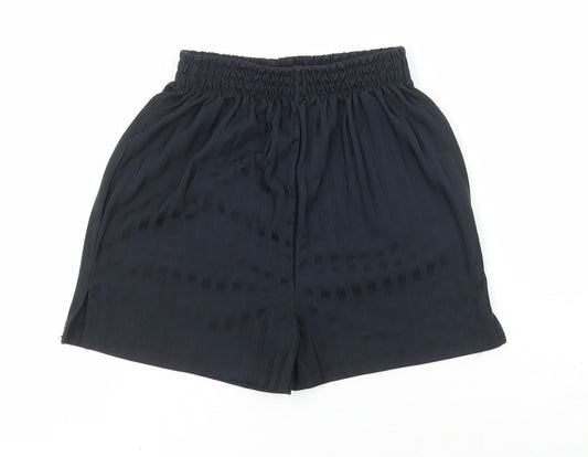 TU Boys Black Polyester Sweat Shorts Size 3 Years Regular
