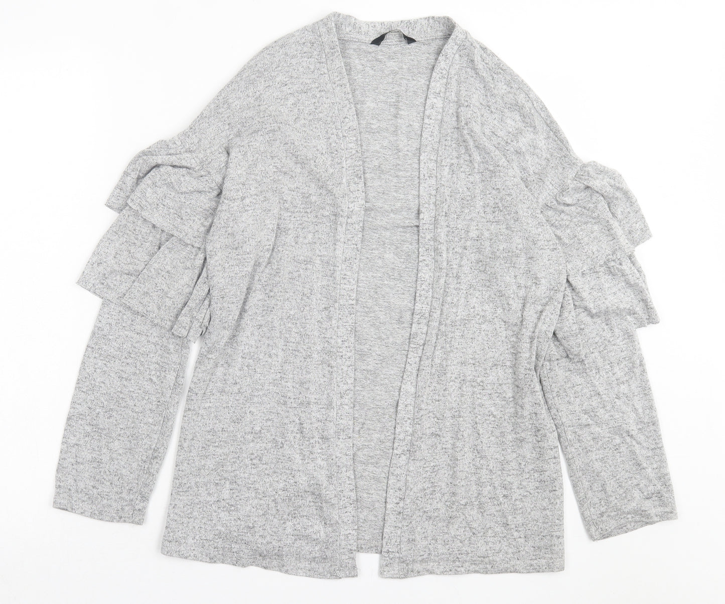 George Girls Grey V-Neck Polyester Cardigan Jumper Size 12-13 Years Pullover