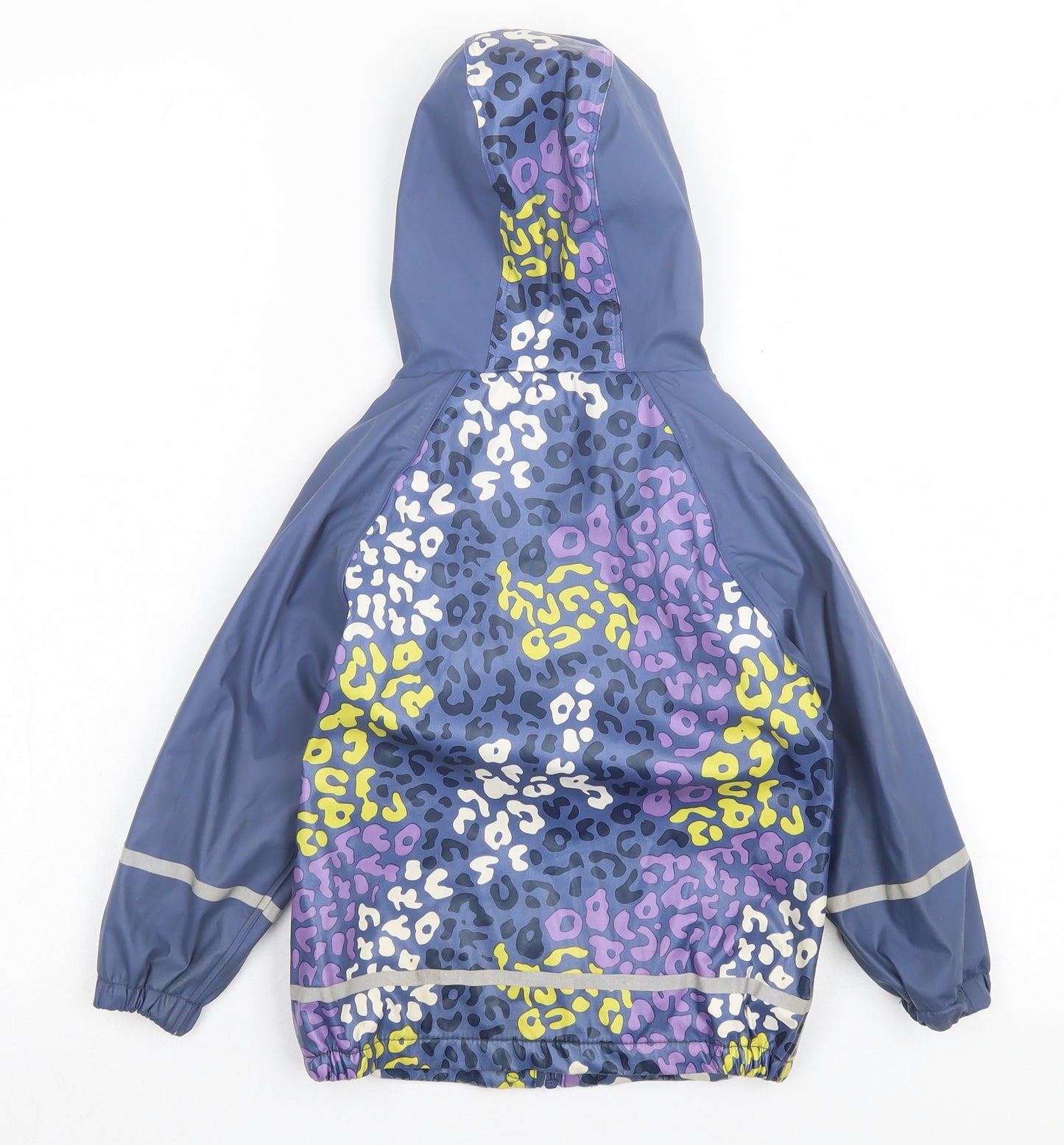 Lupilu Girls Purple Animal Print Jacket Coat Size 2-3 Years Zip