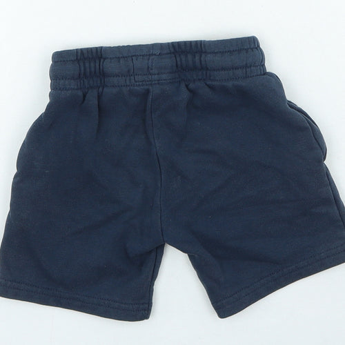 Primark Boys Blue Cotton Sweat Shorts Size 2-3 Years Regular