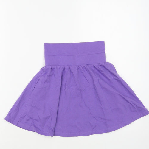 TU Girls Purple Cotton Skater Skirt Size 4-5 Years Regular