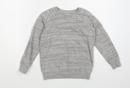 Nutmeg Boys Grey Cotton Pullover Sweatshirt Size 5-6 Years Pullover