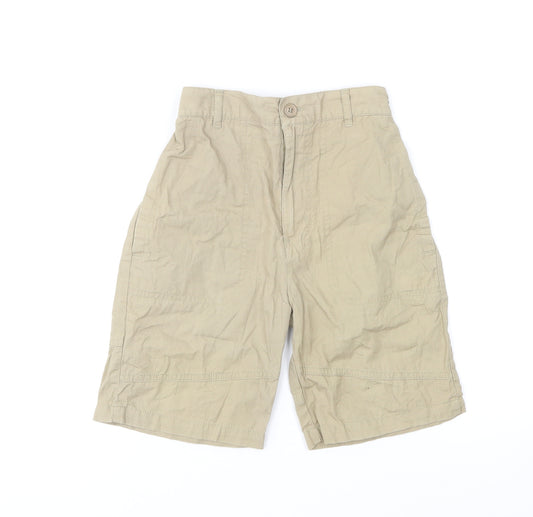 Adams Boys Beige Cotton Chino Shorts Size 7 Years Regular