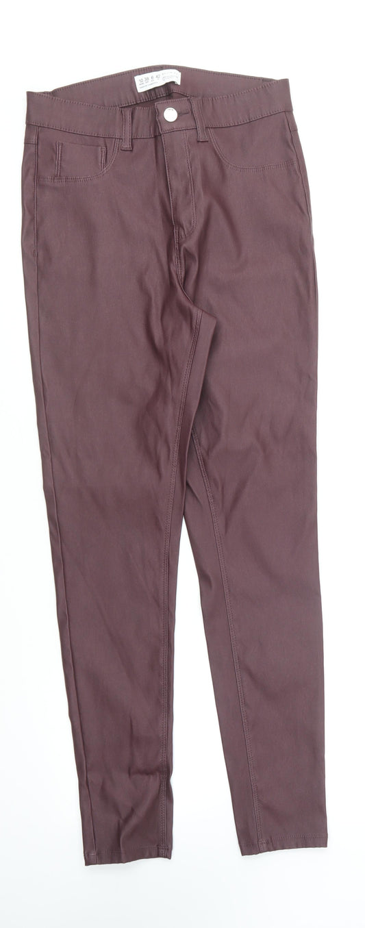 Primark Womens Purple Polyester Jegging Leggings Size 10 L29 in