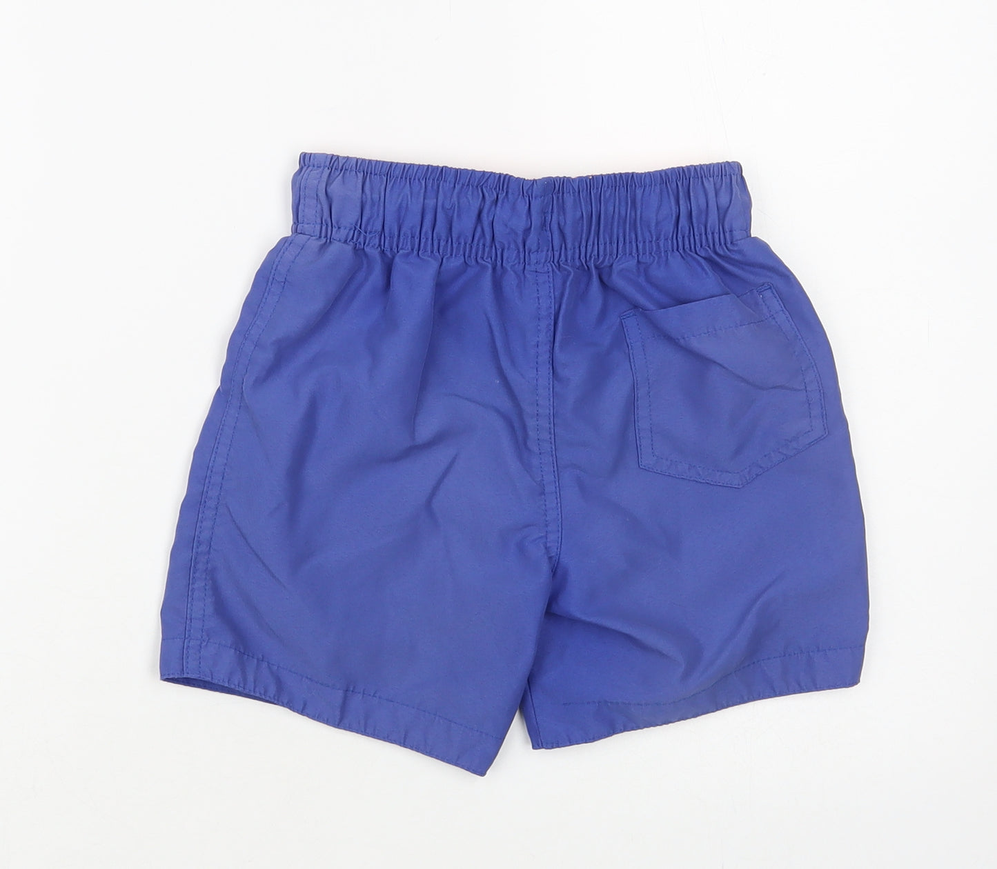 Primark Boys Blue Polyester Bermuda Shorts Size 5-6 Years Regular Drawstring - swimming shorts