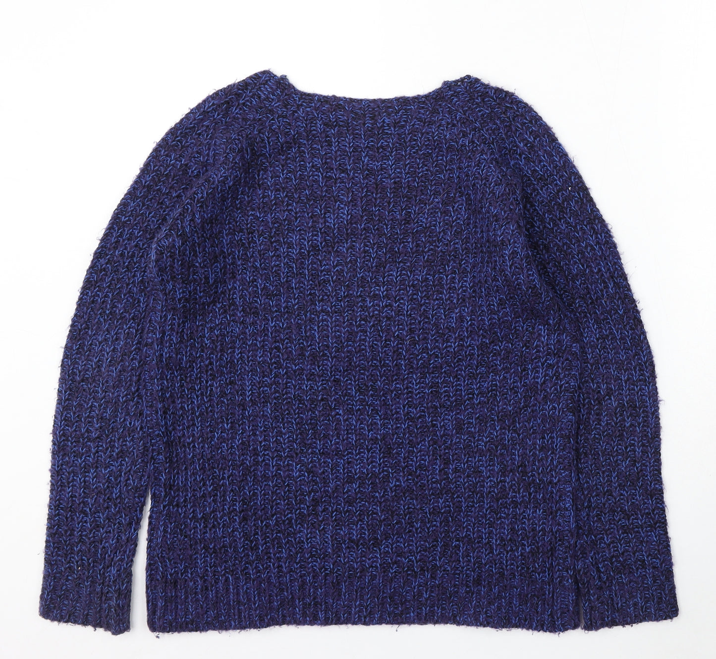 Generation Girls Blue Round Neck Acrylic Pullover Jumper Size 12-13 Years