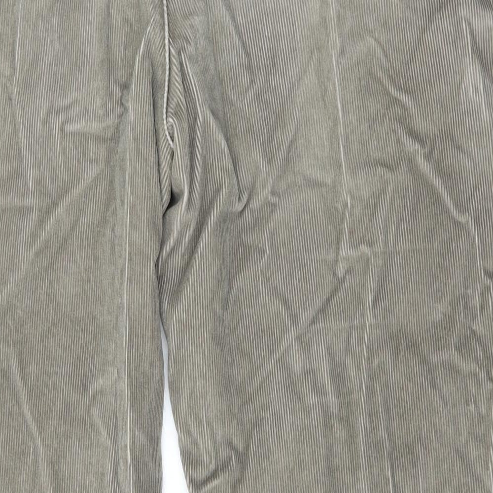 Marks and Spencer Mens Beige Cotton Trousers Size 38 in L28 in Regular