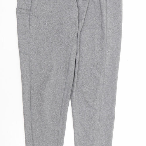 Primark Womens Grey Polyester Track Pants Leggings Size S L27 in Regular
