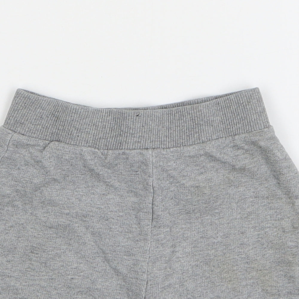 McKenzie Boys Grey Cotton Sweat Shorts Size 4-5 Years Regular