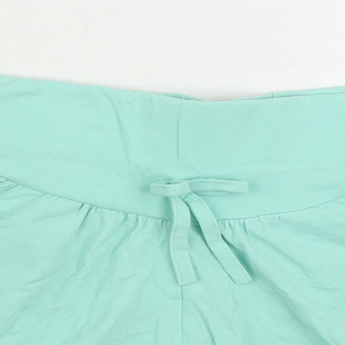 Bo & Bo Lizzy Girls Green Cotton Sweat Shorts Size 6 Years Regular