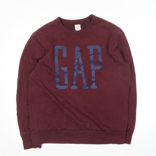 Gap Mens Purple Cotton Pullover Sweatshirt Size M