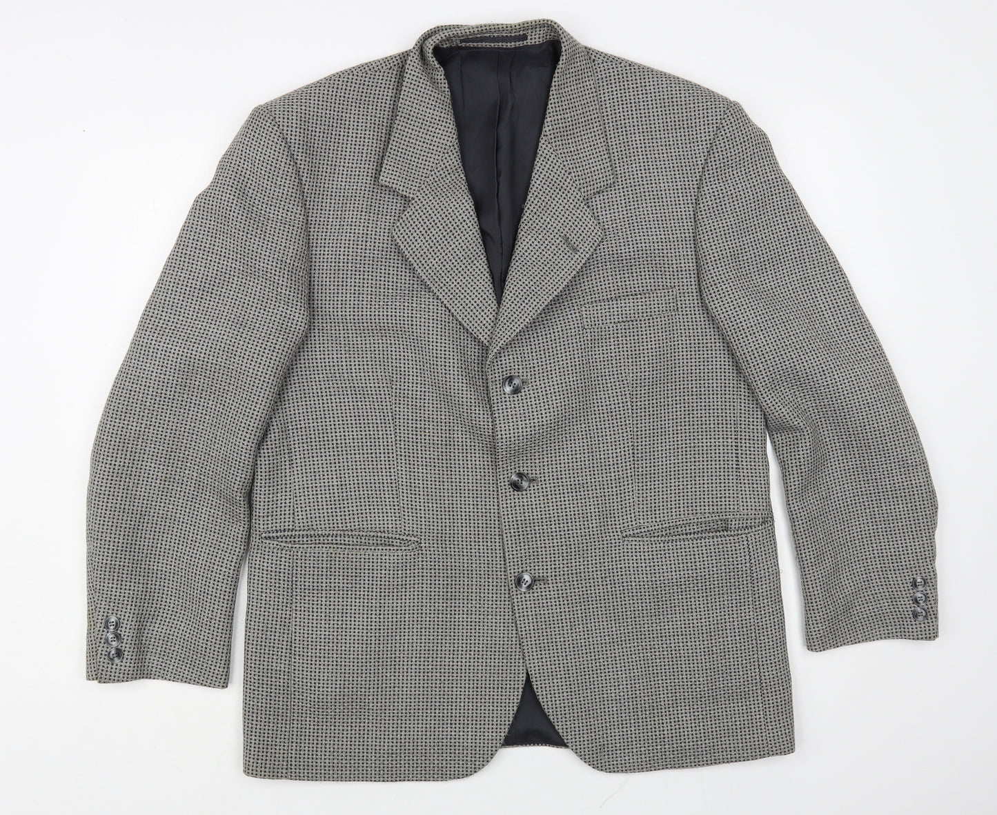 Skopes Mens Grey Jacket Blazer Size L Button