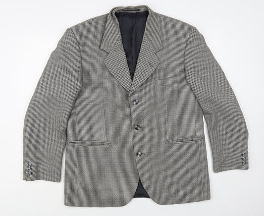 Skopes Mens Grey Jacket Blazer Size L Button